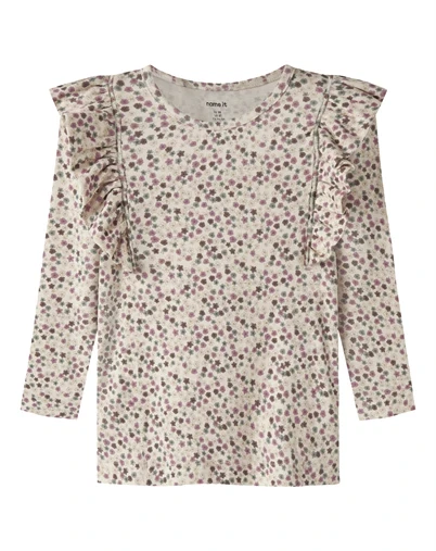 Name it - NMFLianna Bluse - Antique White